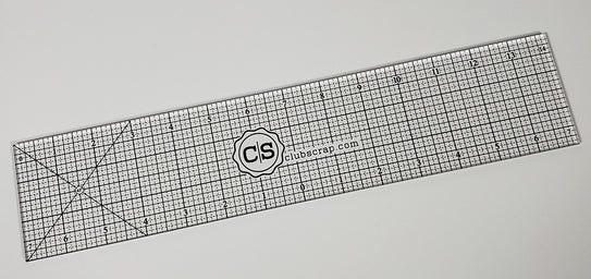 3x14 Acrylic Ruler – Club Scrap